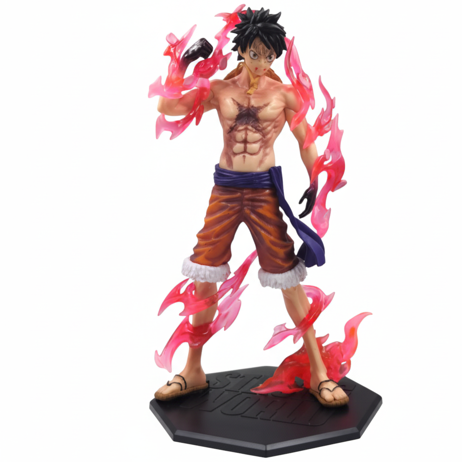 One Piece – Monkey D. Luffy Fire Aura Figure (24cm) | Limited Edition Collectible
