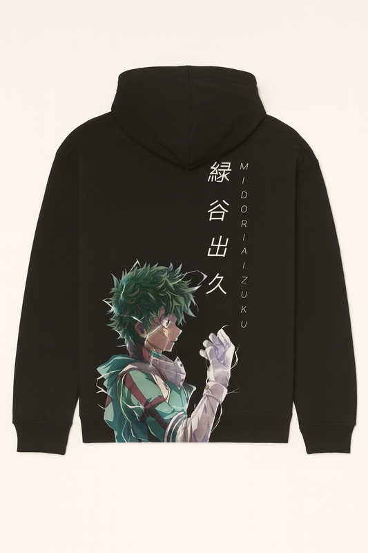 Izuku Midoriya from My Hero Academia Inspired Hoodie