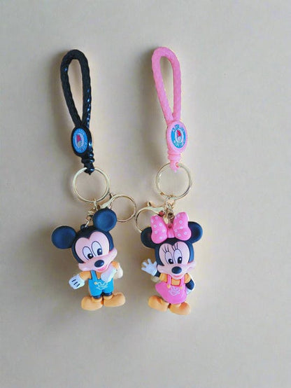 Mickey & Minnie Keychain Set – Cute, Classic & Instantly Recognizable
