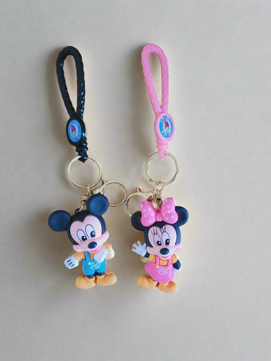 Mickey & Minnie Keychain Set – Cute, Classic & Instantly Recognizable