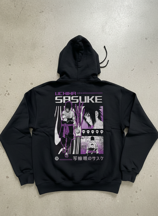 Sasuke Uchiha from Naruto Inspired Hoodie
