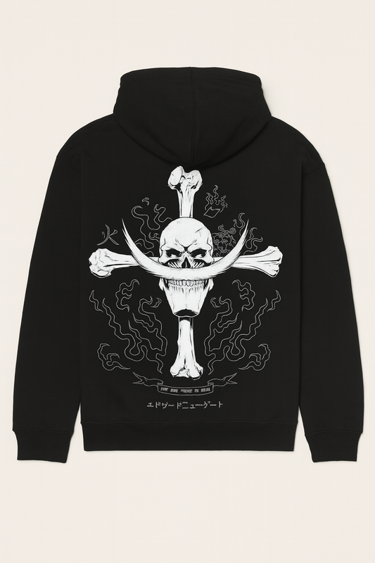 White Beard Crew Logo From One Piece Inspired Hoodie