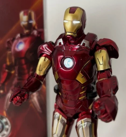 Original ZD Collection – Iron Man Mark VII Premium Figure with LED Light (With Official Box)