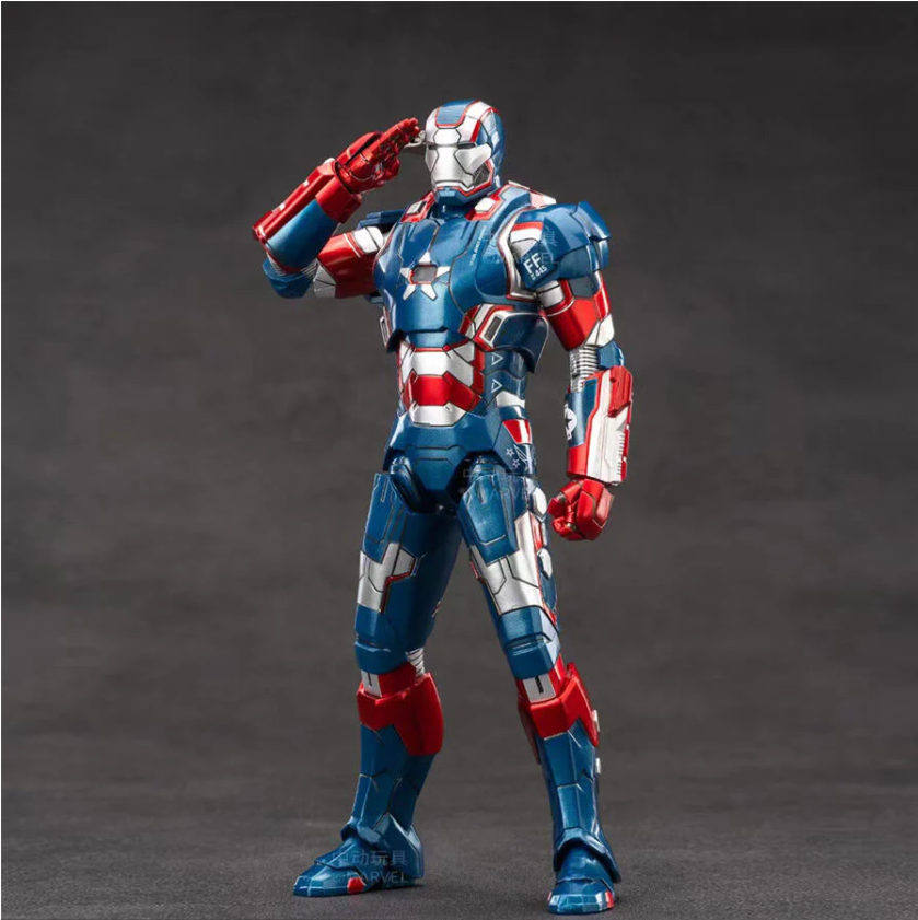 Original ZD Collection – Iron Patriot Premium Figure (With Official Box)