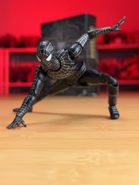 Original CT Collection – Spider-Man Black Suit Version Premium Figure (With Official Box)