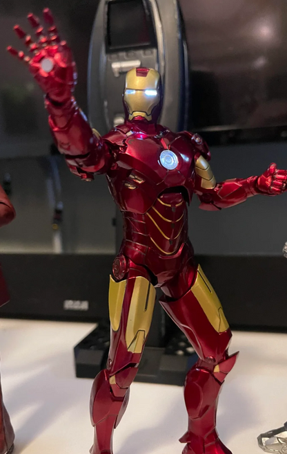 Original ZD Collection – Iron Man Mark IV (Iron Man 2) Premium Figure with LED Light (With Official Box)