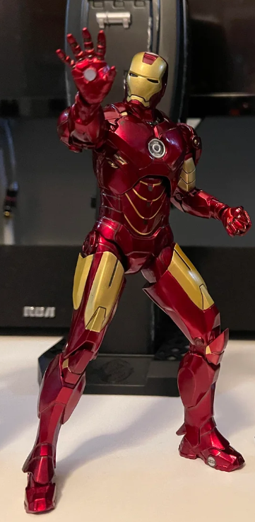 Original ZD Collection – Iron Man Mark IV (Iron Man 2) Premium Figure with LED Light (With Official Box)