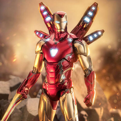 Original ZD Collection – Iron Man Mark 85 (Avengers Endgame) Premium Figure with LED Light (With Official Box)