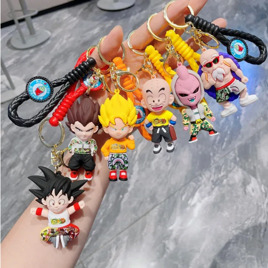 Dragon Ball Character Keychain Set – Fun, Colorful, Collector-Ready