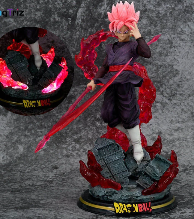 Super Saiyan Rose Goku Black Energy Blade Figure – 27cm LED Light Display Edition