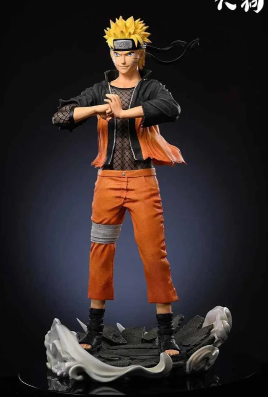 Naruto Uzumaki Hand Sign Battle Pose Figure – 20cm Premium Display Edition