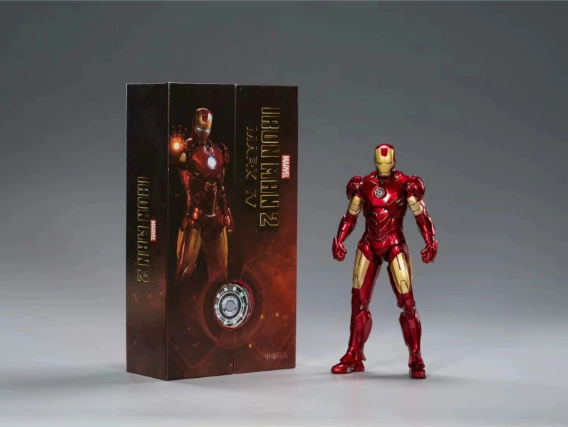 Original ZD Collection – Iron Man Mark IV (Iron Man 2) Premium Figure with LED Light (With Official Box)