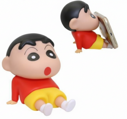 Shinchan Sitting Figure | 12 cm (H) × 14.5 cm (W) | Multifunctional Phone Stand