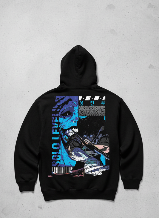 Sung Jinwoo From Solo Leveling Inspired Hoodie