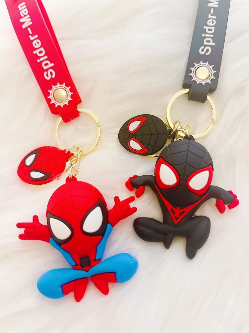Spider-Man Keychain – “Classic vs. Miles Morales” Edition