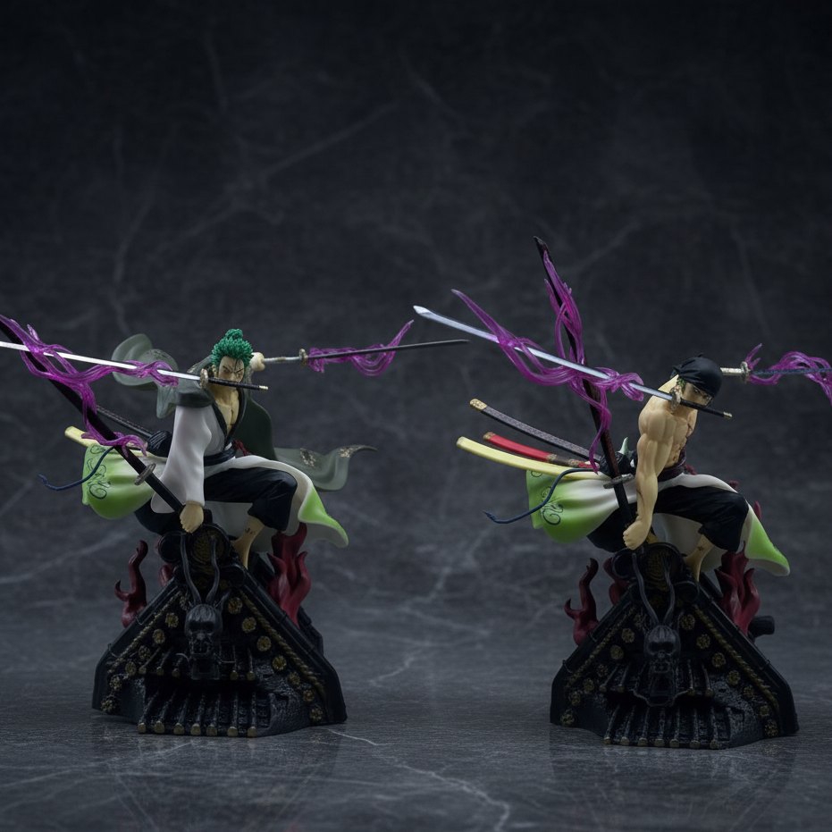 One Piece – Roronoa Zoro “Asura Awakening” Figure (25cm, Dual Upper Body Edition)