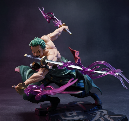 One Piece – Roronoa Zoro “Santoryu Slash Burst” Figure (18cm)
