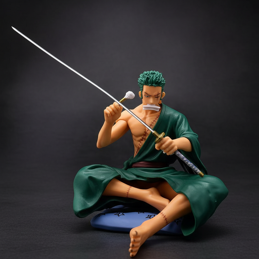 Roronoa Zoro – Wano Edition Seated Figure | 12.5 cm Premium Collectible
