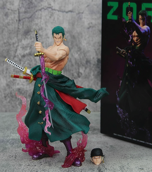 Roronoa Zoro – Wano Flame Slayer Edition | 24 cm Action Figure