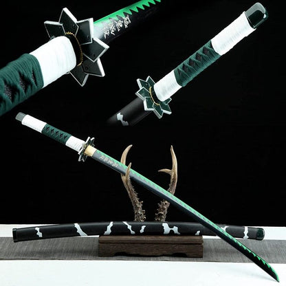 Demon Slayer – Ready Sanemi Shinazugawa Wooden – Anime Cosplay Katana/Sword