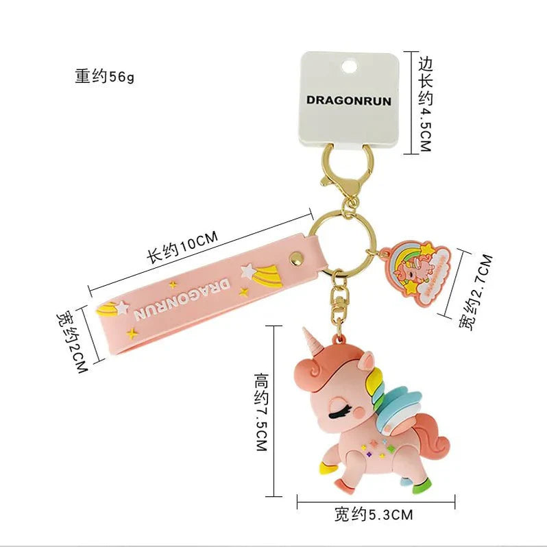 Cute Unicorn Keychain – Pastel Dream Edition