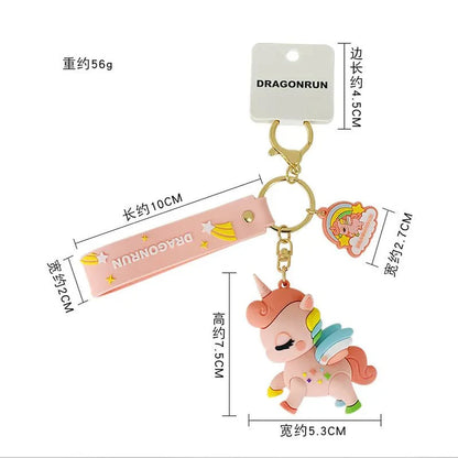 Cute Unicorn Keychain – Pastel Dream Edition