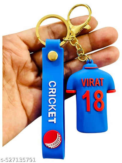 Virat 18 Cricket Jersey Keychain – For Real Fans Only