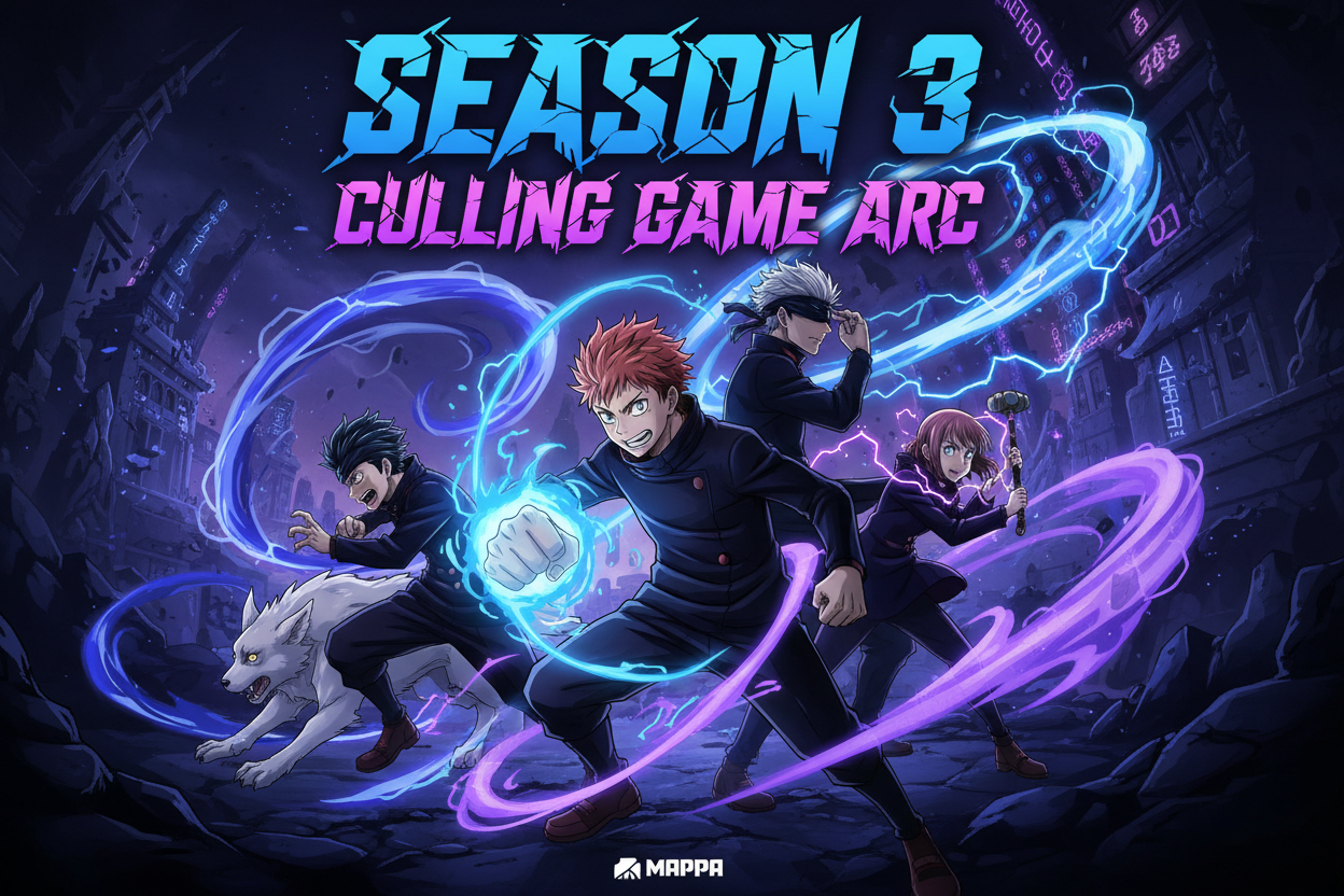 Jujutsu Kaisen Season 3 officially in production.
MAPPA confirms story will continue from Culling Game Arc