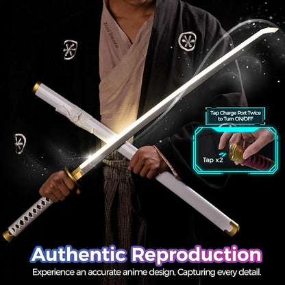 One Piece – Ready Wado Ichimonji LED – Roronoa Zoro Anime Cosplay Katana/Sword