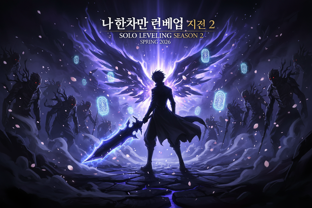 Solo Leveling Season 2 confirmed for Spring 2026.
New teaser trailer drops this month.